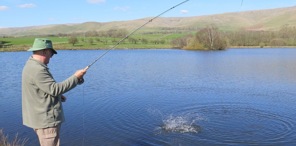 Small stillwater fly fishing