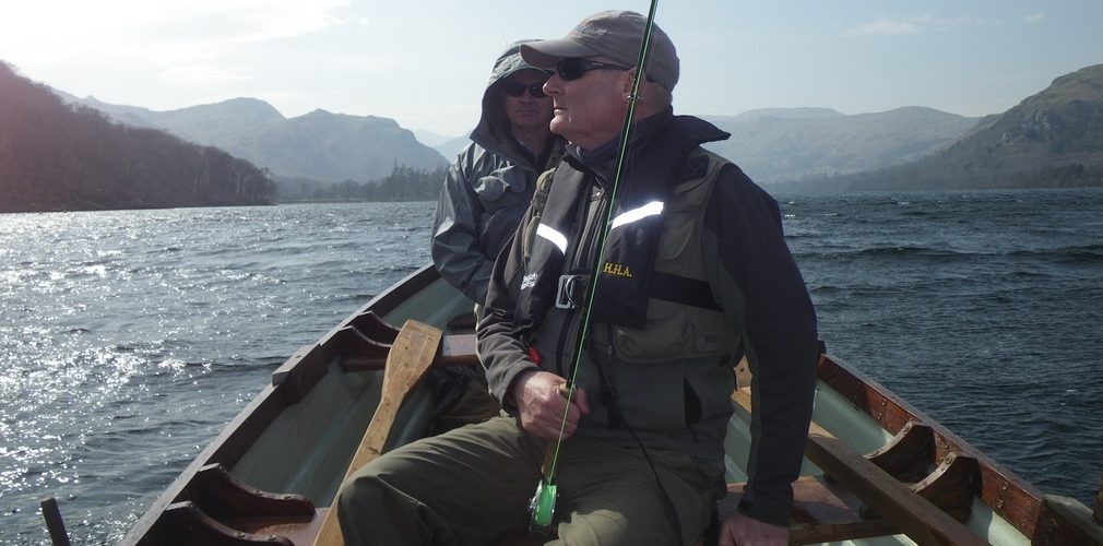 Fishing with friends on Ullswater